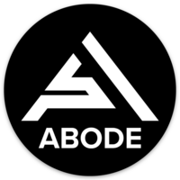 Abode Summit Sticker 3" x 3" (BLACK)