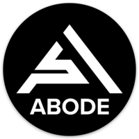 ABODE SUMMIT LOGO STICKER 1" x 1" (BLACK)